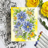 Painted Daisies stamp