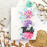 Fancy Script Words hot foil