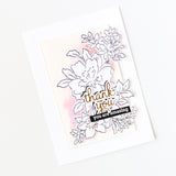 Sentiment Suite: Thank You hot foil