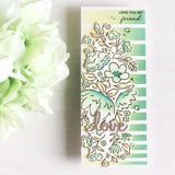 Gradiating Stripes Stencil
