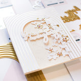 Fancy Script Words hot foil
