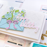 Fancy Script Words hot foil