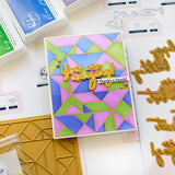 Fancy Script Words hot foil