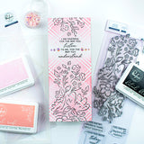 Slim Diamond Plaid Layering Stencil set