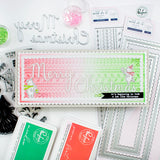 Essentials: Slim Stitched Scallop Rectangles Die Set