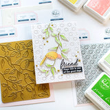 Songbirds on Branches hot foil