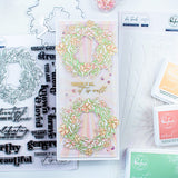 Slimline Layered Starburst layering stencil set
