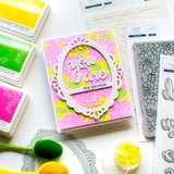 Essentials: Ornate oval frame die