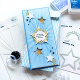 Slim stitched rectangle die set