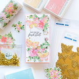 Small Butterflies hot foil plate