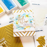 Essentials: Diagonal stitched squares die set