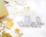 Solid Hot Foil Plate