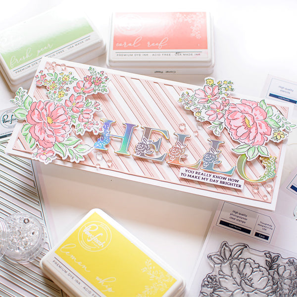 Solid Hot Foil Plate Pinkfresh Studio