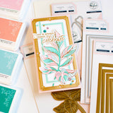 Detailed Leaf hot foil