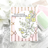 Wildflower slimline die