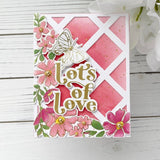 Lots of Love hot foil and die