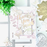Small Butterflies hot foil plate