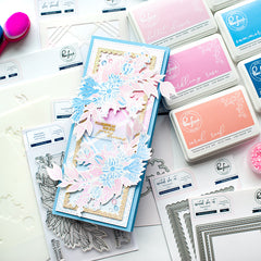 Slimline Diamond Plaid Layering Stencil set