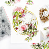 Dahlia Washi stamp