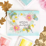 Small Butterflies hot foil plate