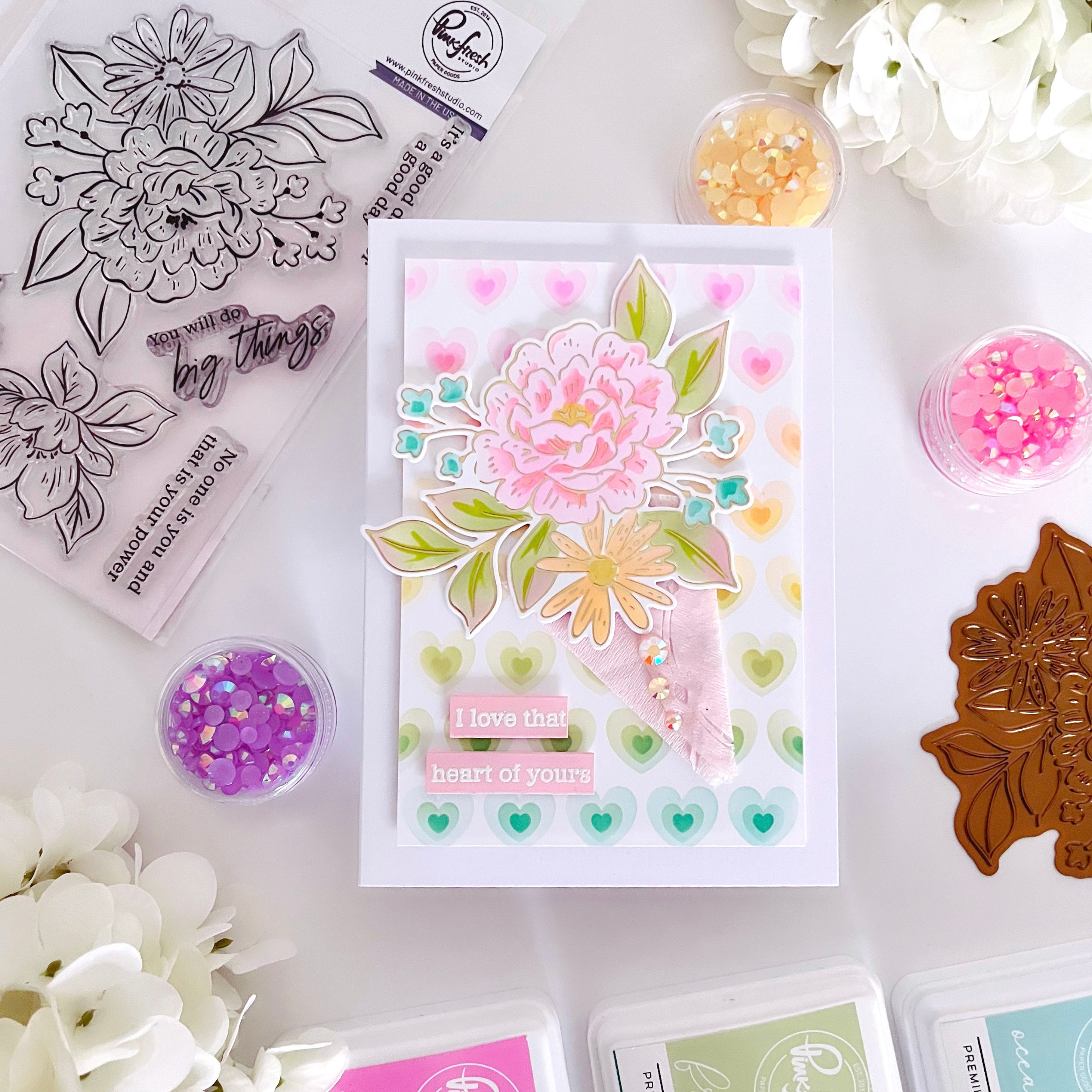 Dreamy Florals stencil