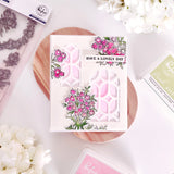 Rainbow Daisies stamp