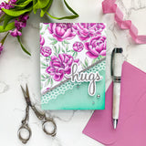 Peony Print hot foil