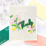 Fancy Script Words hot foil
