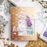 Fancy Script Words hot foil
