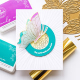 Butterflies hot foil plate