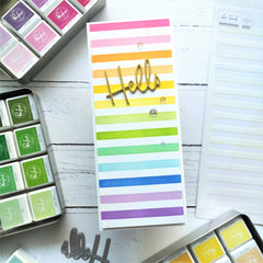 Slimline Horizontal Stripe Stencil