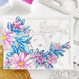 Painted Daisies layering stencil