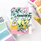 Folk Floral Stem stamp