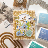 Floral Outline Frame die