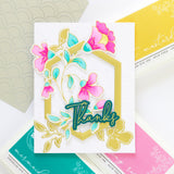 Folk Floral Stem hot foil