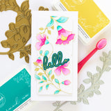 Folk Floral Stem hot foil