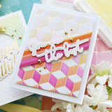 Fancy Script Words hot foil