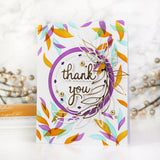 Sentiment Suite: Thank You hot foil