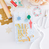 Merry & Bright hot foil