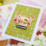 Modern Design Blocks hot foil
