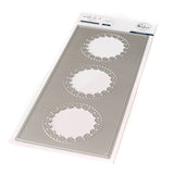 Slim stitched scallop circle die