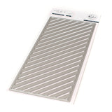 Slim diagonal stripes die