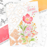 With Sympathy hot foil