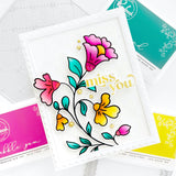 Folk Floral Stem stamp