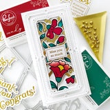 Folk Floral Stem stamp