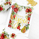 Pears & Pomegranates die