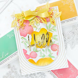 Peony Print hot foil