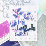 Fancy Script Words hot foil