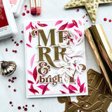 Merry & Bright hot foil
