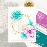 Fancy Script Words hot foil